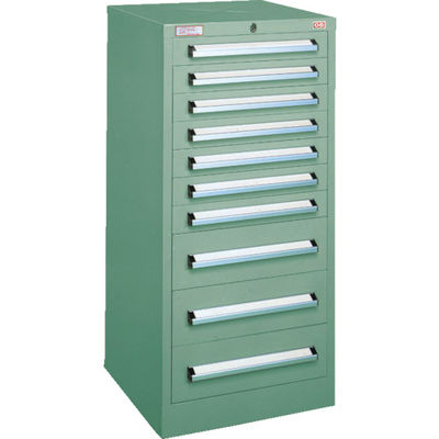 大阪製罐 OS ミゼットキャビネット 間口418×奥行407×高さ882mm(若草色)最大積載量200kg M12 1台(1個)（直送品）