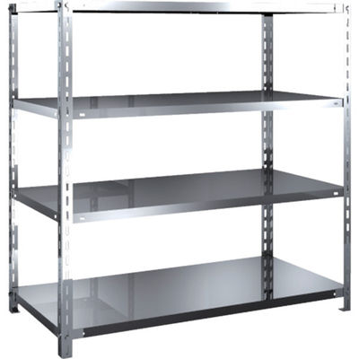 トラスコ中山 TRUSCO ステンレス棚 SUS430製軽量棚 1200XD600XH1200 天地4段 SU4-4464 1台(1個)（直送品）