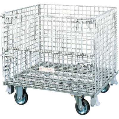 サンキン メッシュパレット 150mmキャスター付 1200×1000×610 SC41/2S 1台 459-4835（直送品）