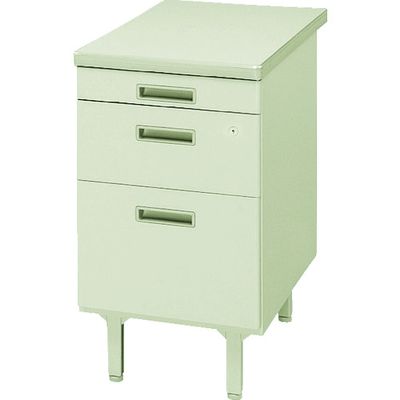 トヨセット トヨスチール 事務用デスク 脇机 3段 405×730×740 100CG-890N 1台 463-0394（直送品）