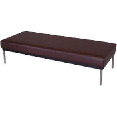 ミズノ ロビーチェア 背無し ブラウン MC-425 BR 1台 465-6245（直送品）