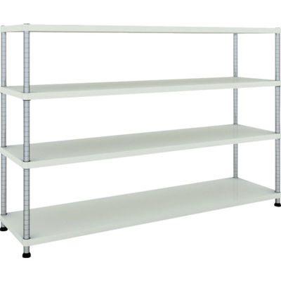 TRUSCO スチールラック フェニックスラック 1800X450 4段 W色 抗菌粉体塗装 PER-4644-W 1台(1個)（直送品）