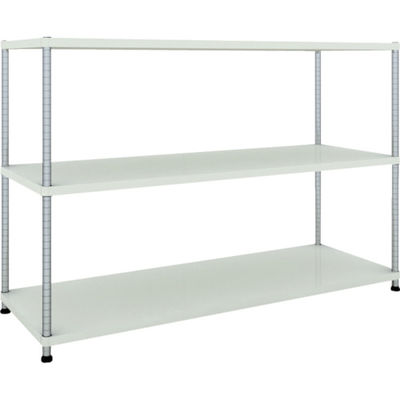 TRUSCO スチールラック フェニックスラック 1800X600 3段 W色 抗菌粉体塗装 PER-4663-W 1台(1個)（直送品）