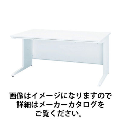 トヨセット トヨスチール 平机 間口1000×奥行700×高さ720 ホワイト 50SBH-107HWW 1台 772-8646（直送品）