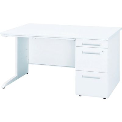 トヨセット トヨスチール 右片袖机 間口1000×奥行700×高さ720 ホワイト 50CBH-107ARWW 1台 772-8522（直送品）