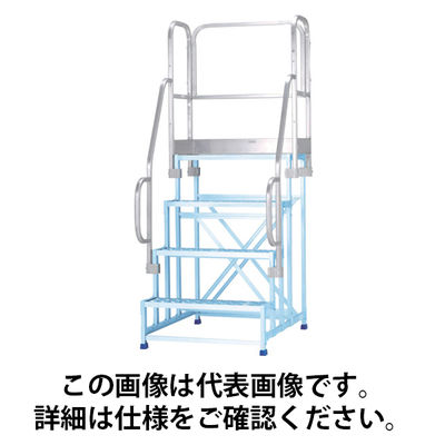 アルインコ 作業台フルセット手すり CSBC4128用 CSBT4AL 1セット 769-7881（直送品）