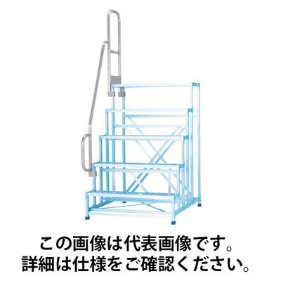 アルインコ 作業台片側手すり(左右兼用) CSBC5151用 CSBT5DL 1セット 769-7911（直送品）