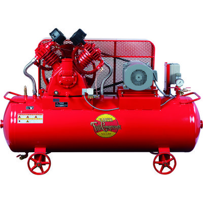 富士 レシプロコンプレッサー(給油式) 汎用空冷二段圧縮コンプレッサ 3.7KW 60Hz W-35PMT-6 1台（直送品）