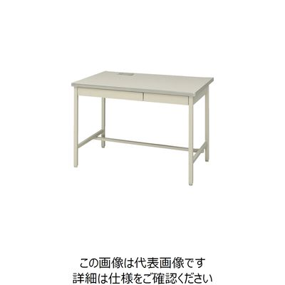 トヨセット トヨスチール 事務用デスク 平デスク(旧JISタイプ) 間口915×奥行635×高さ740mm 100CG-C877N 1台（直送品）