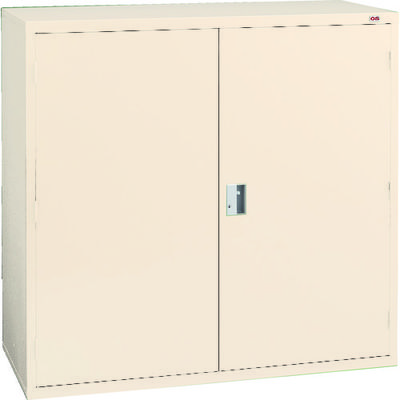 大阪製罐 OS ロッカーS(ワイドタイプ) 両開 棚板4枚(ライトグレー) 1200SWL 1台 818-8335（直送品）