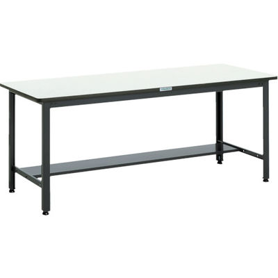 TRUSCO 中荷重作業台(500kg)AEW型 900X750XH740 基本タイプ ダークグレー色 AEWP-0975 1台（直送品）