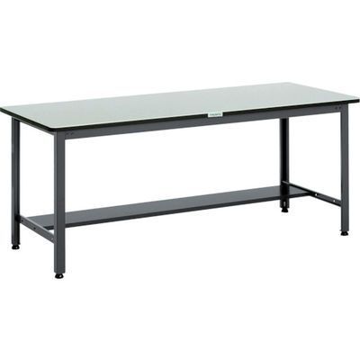 TRUSCO 中荷重作業台(500kg)AEW型 900X750XH740 基本タイプ ダークグレー色 AEWR-0975 1台（直送品）