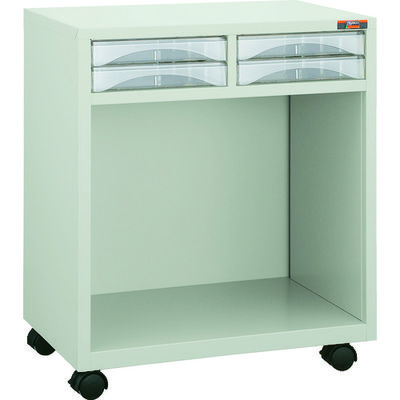 トラスコ中山 TRUSCO 収納ケース キャスター付 上側浅型4個付 DM-A4S2-C 1台 000-6831（直送品）