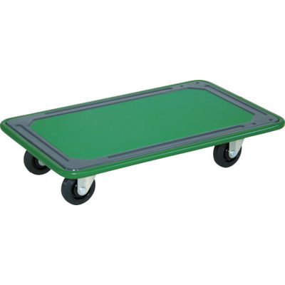 トラスコ中山 TRUSCO ハイグレード省音平台車 740X460 4輪自在 T115SGY 1台 100-1502（直送品）