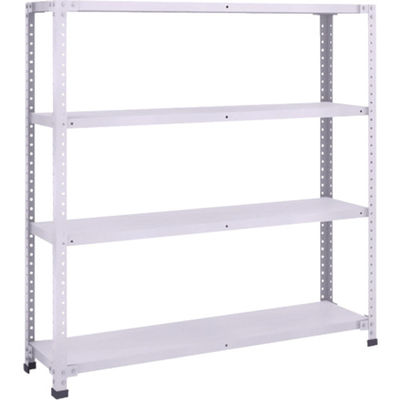 トラスコ中山 TRUSCO 軽量150型中棚ボルトレス棚 W1200XD300XH1200 4段 TLA44K-14 1台(1個)（直送品）