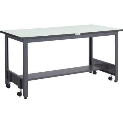 TRUSCO 中荷重作業台(500kg)CFW型 1800X750XH740 基本タイプ ダークグレー色 CFWP-1875 1台（直送品）