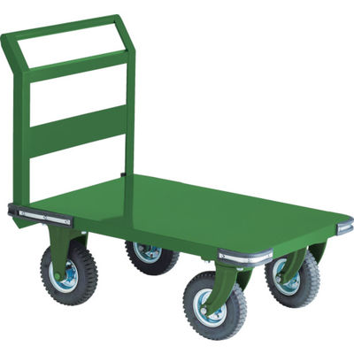 トラスコ中山 TRUSCO 鋼鉄製運搬車 900X600 Φ223空気入タイヤ 鋳物金具 OH-2AR 1台 239-1562（直送品）