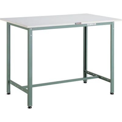 トラスコ中山 TRUSCO 軽荷重立作業台(300kg)HAE型 1200X900XH900 基本タイプ グリーン色 HAE-1209 1台（直送品）