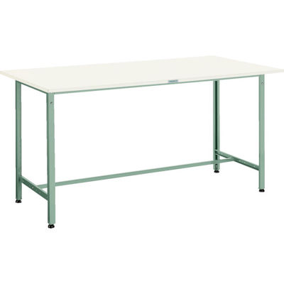 トラスコ中山 TRUSCO 軽荷重立作業台(300kg)HAE型 1800X900XH900 基本タイプ グリーン色 HAE-1809 1台（直送品）