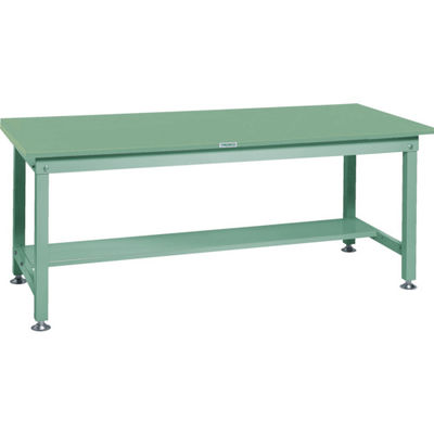 TRUSCO 中荷重作業台(1200kg)HW型 1800X750XH740 基本タイプ グリーン色 緑 SHW-1800 GN 1台（直送品）