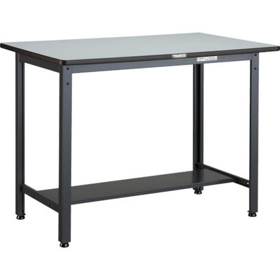 TRUSCO 中荷重立作業台(500kg)HAEW型 1200X600XH885 基本タイプ ダークグレー色 HAEWR-1260 1台（直送品）
