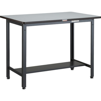 TRUSCO 中荷重立作業台(500kg)HAEW型 1200X750XH885 基本タイプ ダークグレー色 HAEWP-1275 1台（直送品）