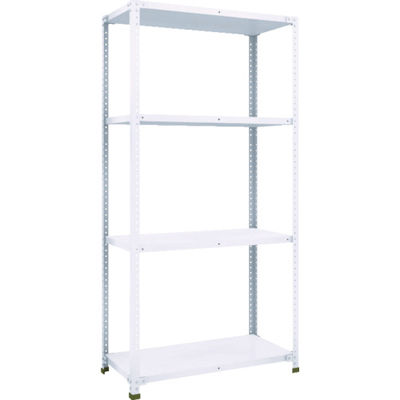 トラスコ中山 TRUSCO 軽量150型中棚ボルトレス棚 W900XD450XH1800 4段 TLA63S-14 1台(1個)（直送品）