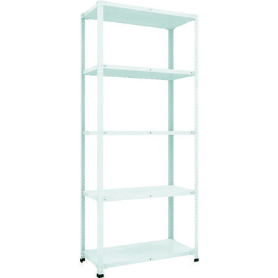 トラスコ中山 TRUSCO 軽量150型中棚ボルトレス棚 W900XD450XH2100 5段 TLA73S-15 1台(1個)（直送品）