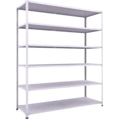 トラスコ中山 TRUSCO 軽量150型中棚ボルトレス棚 W1800XD600XH2100 6段 TLA76L-16 1台(1個)（直送品）