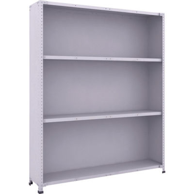 トラスコ中山 TRUSCO 軽量150型背側板付棚 1500X300XH1800 4段 TLA65K-24 1台(1個) 283-4766（直送品）