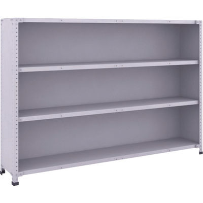 トラスコ中山 TRUSCO 軽量150型背側板付棚 1800X300XH1200 4段 TLA46K-24 1台(1個) 283-4898（直送品）