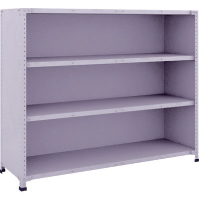 トラスコ中山 TRUSCO 軽量150型背側板付棚 1500X450XH1200 4段 TLA45S-24 1台(1個) 283-4928（直送品）