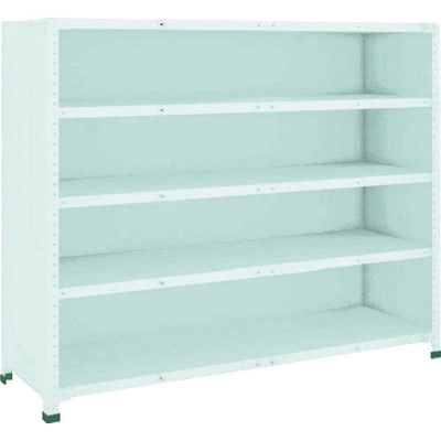 トラスコ中山 TRUSCO 軽量150型背側板付棚 1500X450XH1200 5段 TLA45S-25 1台(1個) 283-4944（直送品）