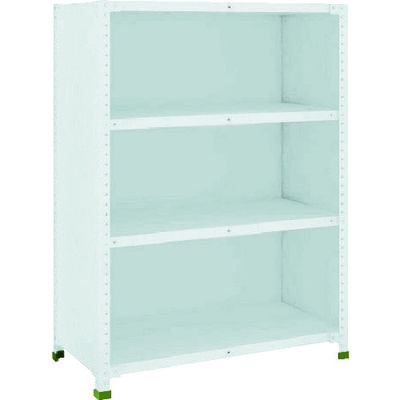 トラスコ中山 TRUSCO 軽量150型背側板付棚 900X450XH1200 4段 TLA43S-24 1台(1個) 283-5045（直送品）