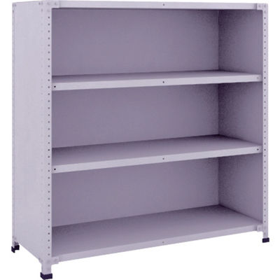 トラスコ中山 TRUSCO 軽量150型背側板付棚 1200X450XH1200 4段 TLA44S-24 1台(1個) 283-5053（直送品）