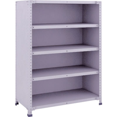 トラスコ中山 TRUSCO 軽量150型背側板付棚 900X450XH1200 5段 TLA43S-25 1台(1個) 283-5061（直送品）