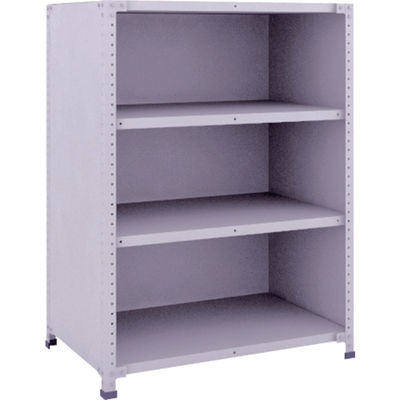 トラスコ中山 TRUSCO 軽量150型背側板付棚 900X600XH1200 4段 TLA43L-24 1台(1個) 283-5088（直送品）