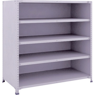 トラスコ中山 TRUSCO 軽量150型背側板付棚 1200X600XH1200 5段 TLA44L-25 1台(1個) 283-5118（直送品）