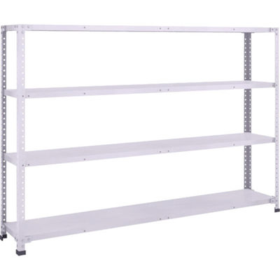 トラスコ中山 TRUSCO 軽量150型中棚ボルトレス棚 W1800XD300XH1200 4段 TLA46K-14 1台(1個)（直送品）