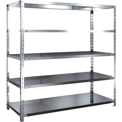 トラスコ中山 TRUSCO ステンレス棚 SUS430製軽量棚 1500XD600XH1500 天地5段 SU4-5565 1台(1個)（直送品）