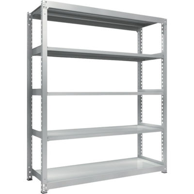 トラスコ中山 TRUSCO 耐食性スチール棚 TZM3型中量棚 1800X571XH2100 5段 単体 TZM3-7665 1台(1個)（直送品）