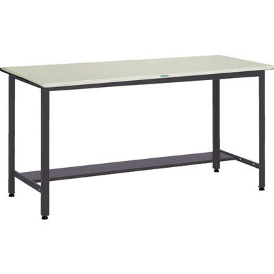 TRUSCO 中荷重立作業台(500kg)HAEW型 1500X900XH885 基本タイプ ダークグレー色 HAEWS-1590 1台（直送品）