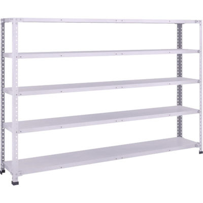 トラスコ中山 TRUSCO 軽量150型中棚ボルトレス棚 W1800XD300XH1200 5段 TLA46K-15 1台(1個)（直送品）