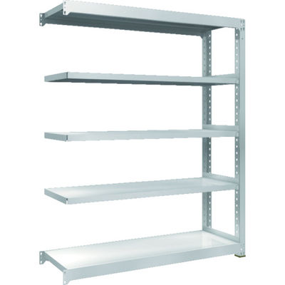トラスコ中山 TRUSCO 耐食性スチール棚 TZM3型中量棚 1500X471XH1800 5段 連結 TZM3-6555B 1台(1個)（直送品）