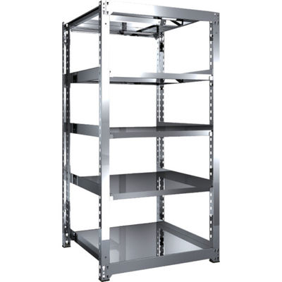 TRUSCO ステンレス製中量ボルトレス棚 SM3型 W900×D921×H1800 5段 単体 SM3-6395 1台(1個)（直送品）