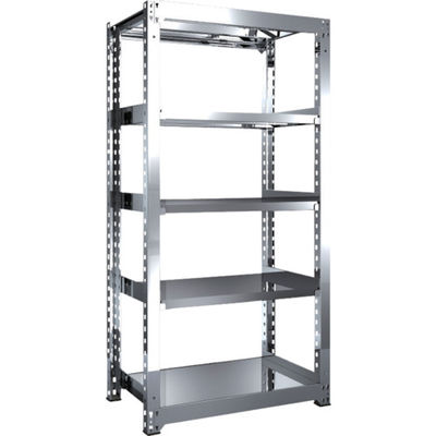 TRUSCO ステンレス製中量ボルトレス棚 SM3型 W900×D571×H1800 5段 単体 SM3-6365 1台(1個)（直送品）