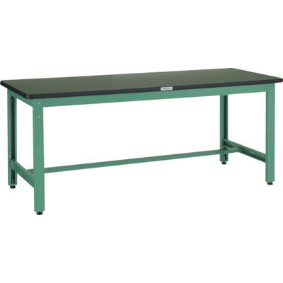 トラスコ中山 TRUSCO 中荷重作業台(800kg)GW型 1500X750XH740 基本タイプ グリーン色 GWR-1575 1台（直送品）