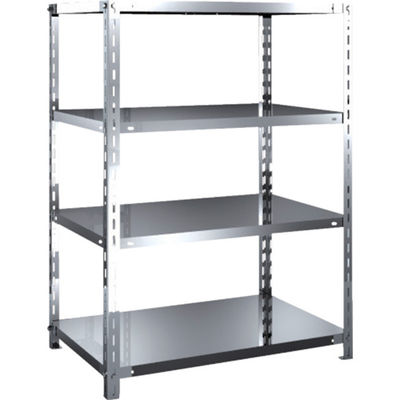 トラスコ中山 TRUSCO ステンレス棚 SUS304製軽量棚 875XD600XH1200 天地4段 SU3-4364 1台(1個)（直送品）