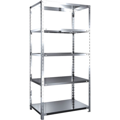 トラスコ中山 TRUSCO ステンレス棚 SUS304製軽量棚 875XD600XH1800 天地5段 SU3-6365 1台(1個)（直送品）