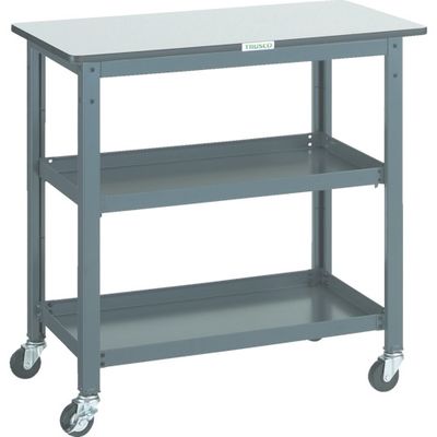 トラスコ中山 TRUSCO WHT型作業台補助テーブルワゴン 900X450XH900 WHT-4590H 1台 301-2743（直送品）